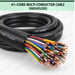 TMT Global 41 core unshielded multi-conductor cable, with 41 individually insulated copper conductors.