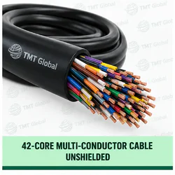 TMT Global 42 core unshielded multi-conductor cable, with 42 individually insulated copper conductors.