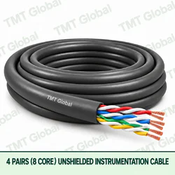 TMT Global 4 pair 8 core unshielded instrumentation cable, with twisted pairs visible