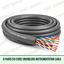 TMT Global 8 pair 16 core unshielded instrumentation cable, with twisted pairs visible