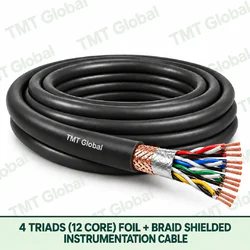 TMT Global 4 triad 12 core foil + braid shielded instrumentation cable, with triad groups visible