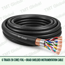 TMT Global 6 triad 18 core foil + braid shielded instrumentation cable, with triad groups visible
