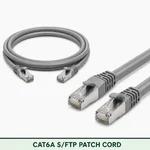 Cat6A S/FTP 6A3SMSLXXX Series | 23 AWG Network Patch Cord grey color