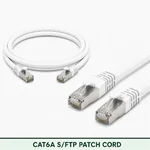 Cat6A S/FTP 6A3SMSLXXX Series | 23 AWG Network Patch Cord white color